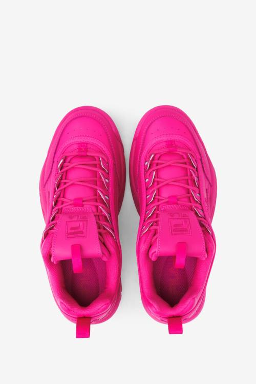 Pink / Pink Women's Fila Disruptor 2 Premium Sneakers | Fila837YC