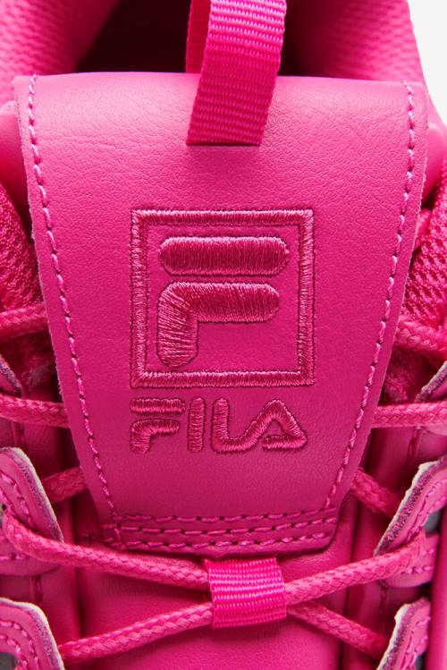 Pink / Pink Women's Fila Disruptor 2 Premium Sneakers | Fila837YC