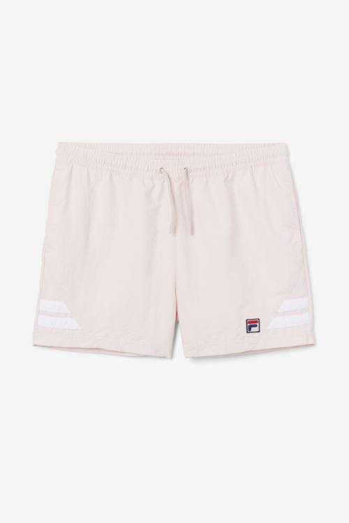 Pink / White Men\'s Fila Vantage Swim Shorts | Fila675EF