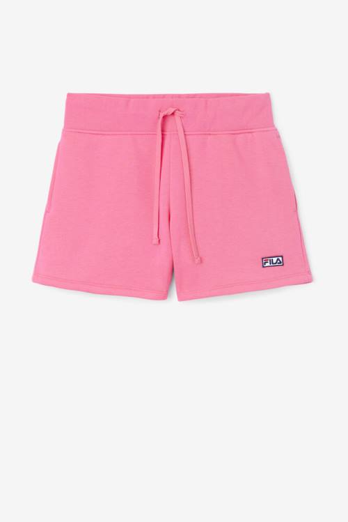 Pink Women\'s Fila Diara High Rise Shorts | Fila378QD