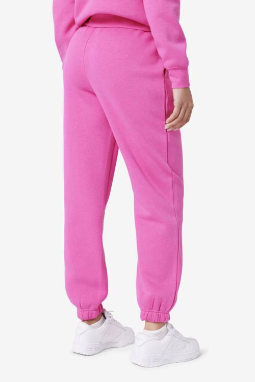 Pink Women's Fila Lassie Jogger Pants | Fila759WN