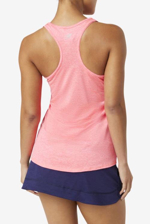 Pink Women's Fila Pickleball Racerback Tank Sports Tops | Fila063WF