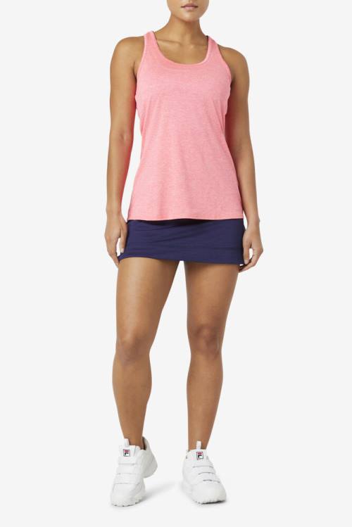 Pink Women's Fila Pickleball Racerback Tank Sports Tops | Fila063WF