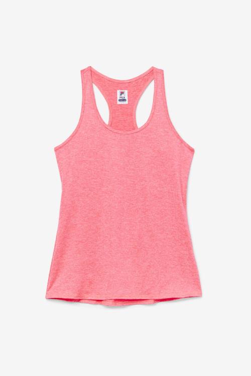 Pink Women\'s Fila Pickleball Racerback Tank Sports Tops | Fila063WF