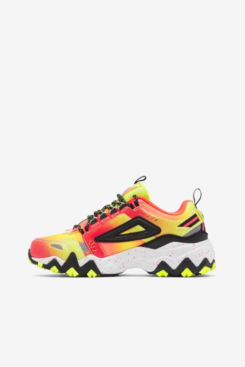 Pink / Yellow / Black Women's Fila Oakmont TR Sneakers | Fila547HO