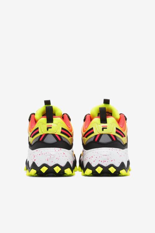 Pink / Yellow / Black Women's Fila Oakmont TR Sneakers | Fila547HO