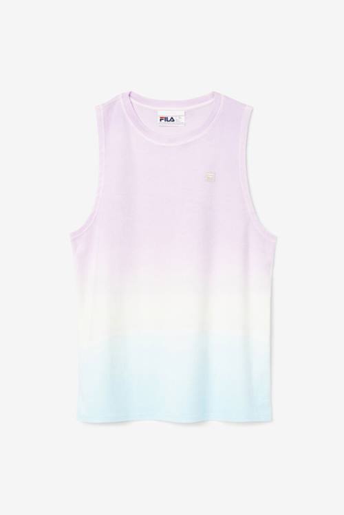 Purple / Blue / Coral Women\'s Fila Betti Sleeveless Top T Shirts | Fila684CN