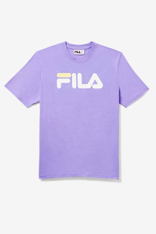 Purple Men\'s Fila Eagle Tee T Shirts | Fila538EG