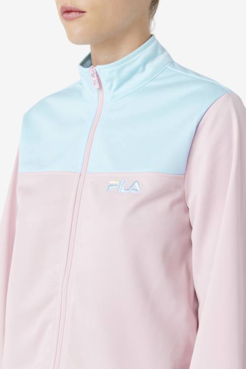 Purple Women's Fila Mckenna Track Jackets | Fila605JV