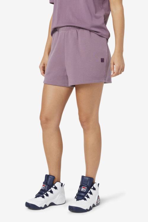 Purple Women's Fila Nalani Shorts | Fila065WM