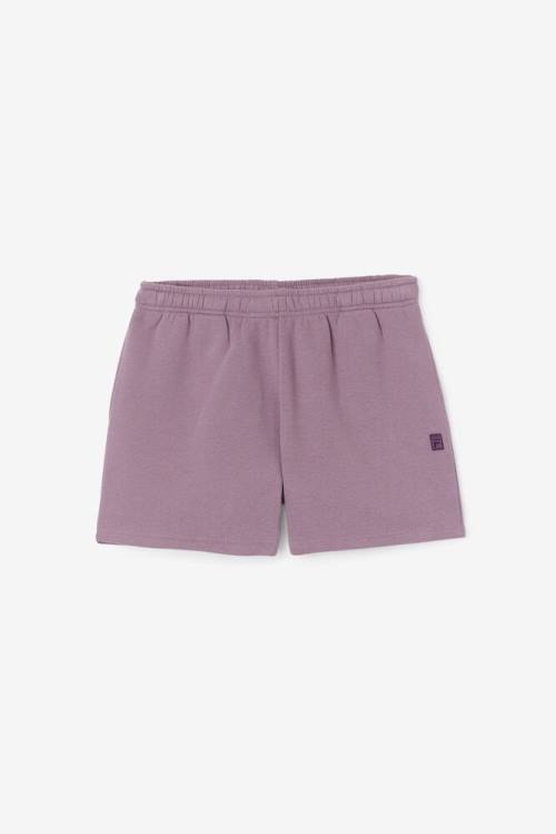 Purple Women\'s Fila Nalani Shorts | Fila065WM