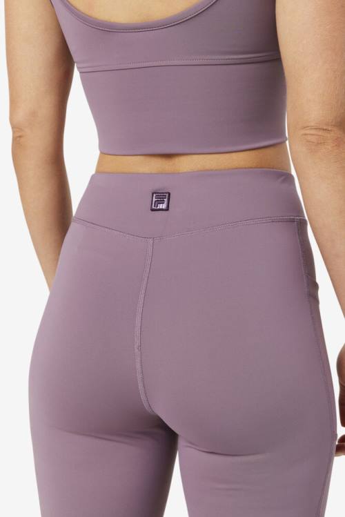 Purple Women's Fila Tiana Bike Shorts | Fila037BH