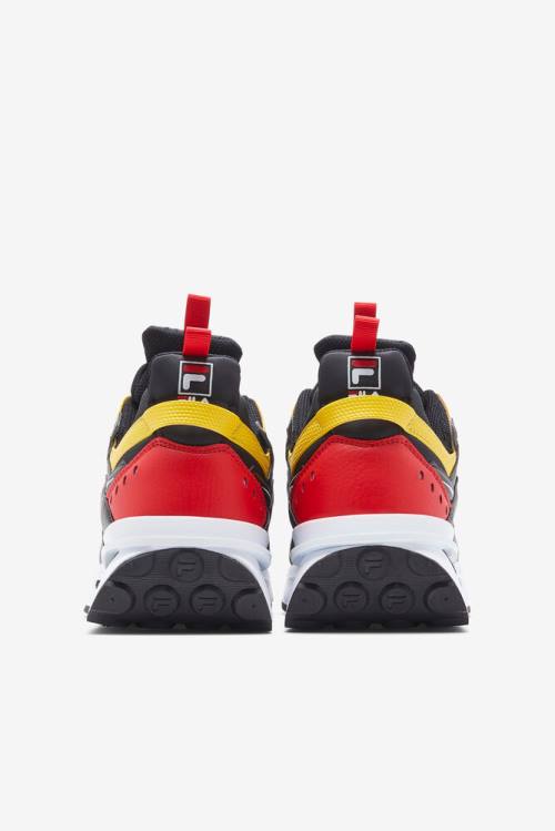 Fila Sneakers Clearance Online - Red / Black / Lemon Mens Sandenal