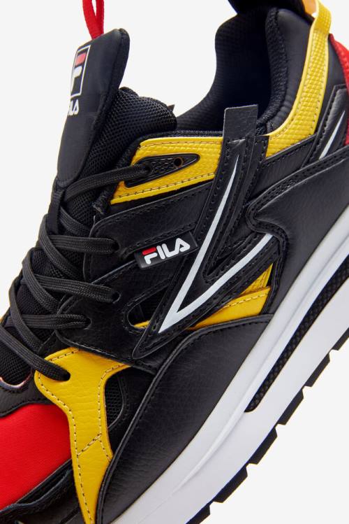 Fila Sneakers Clearance Online - Red / Black / Lemon Mens Sandenal