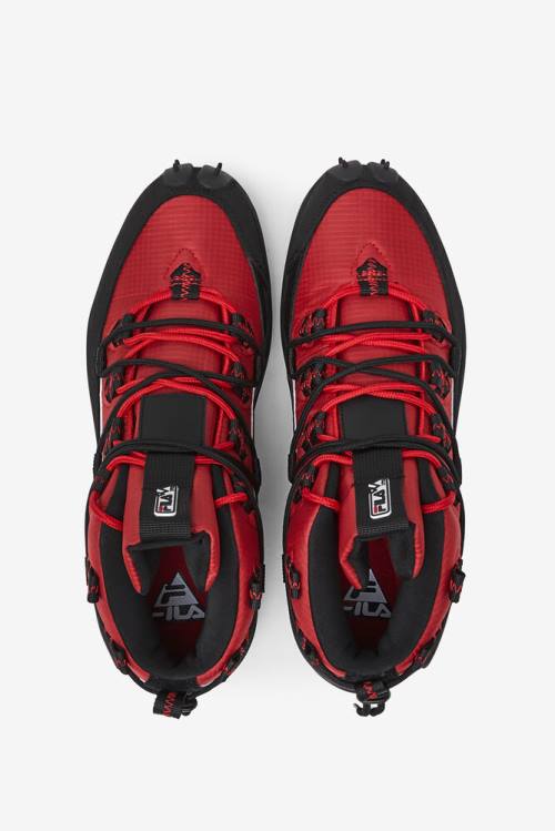 Red / Black Men's Fila Grant Hill 1 X Trailpacer Boots | Fila230HR