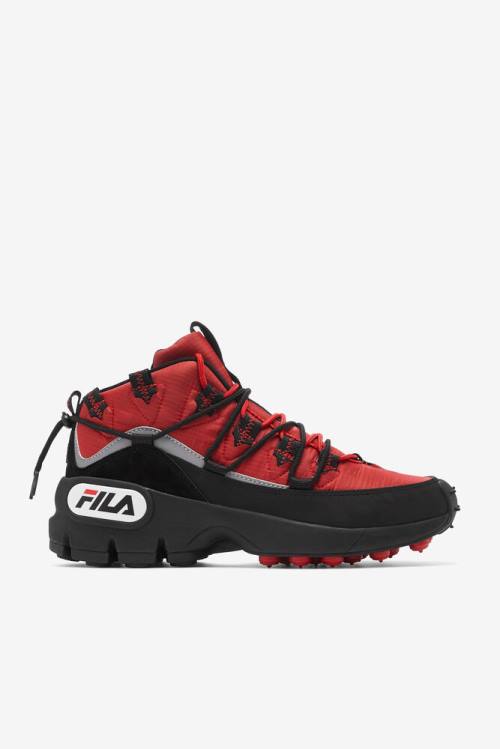 Red / Black Men\'s Fila Grant Hill 1 X Trailpacer Boots | Fila230HR