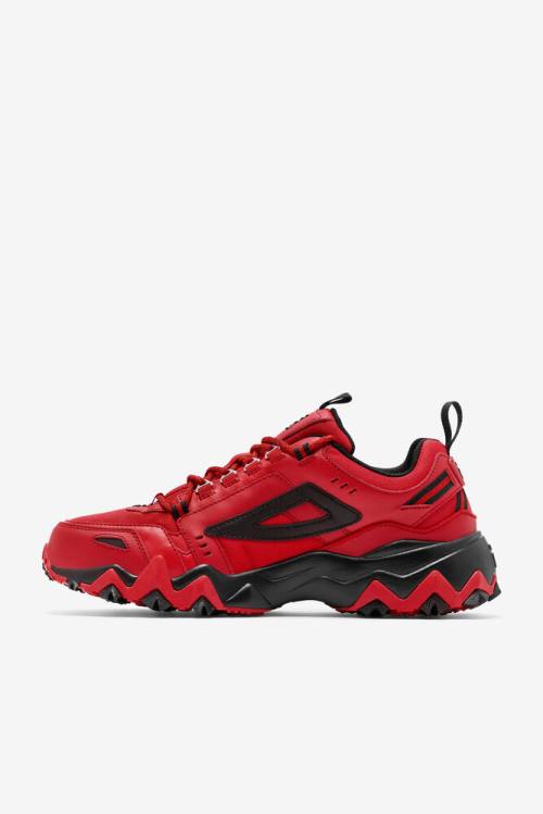 Red / Black Men's Fila Oakmont TR Sneakers | Fila102JG