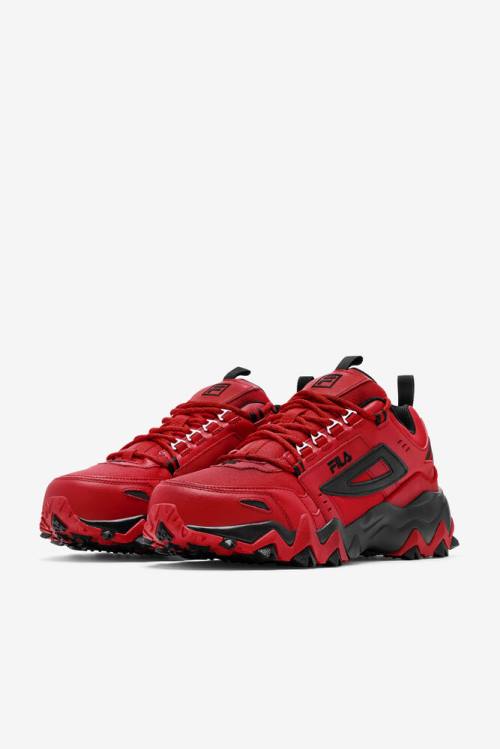 Red / Black Men's Fila Oakmont TR Sneakers | Fila102JG