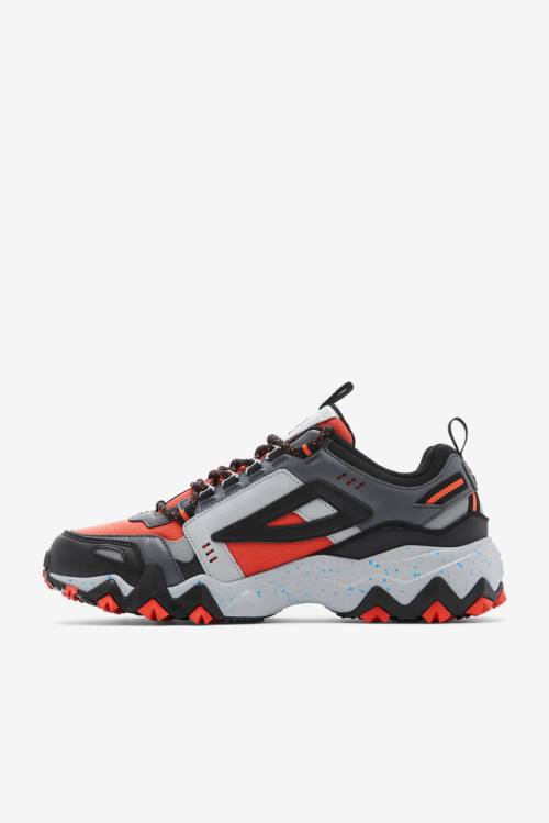 Red / Black Men's Fila Oakmont TR Sneakers | Fila280AQ