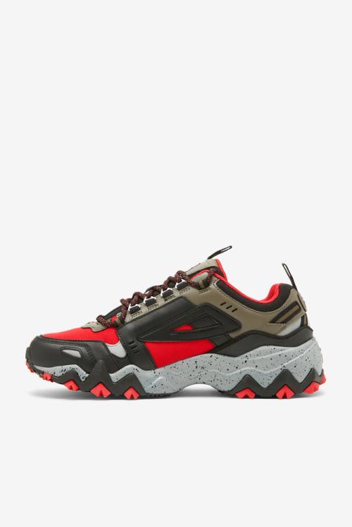 Red / Black Men's Fila Oakmont TR Sneakers | Fila531NH