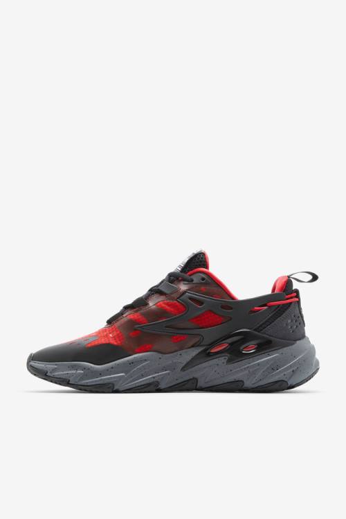 Red / Black Men's Fila Ray Tracer Evo Sneakers | Fila820HK