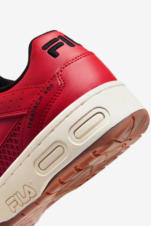 Red / Black Men's Fila Teratach 600 Sneakers | Fila593DP