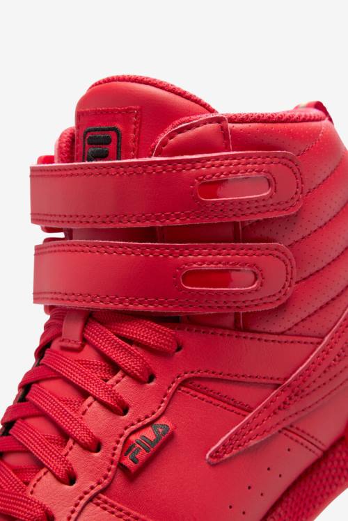 Red / Black Women's Fila F-14 Sneakers | Fila439QD