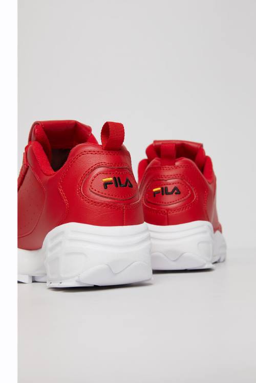 Red / Black / Yellow Men's Fila Disruptor 2 Disruptor 3 Sneakers | Fila130QX