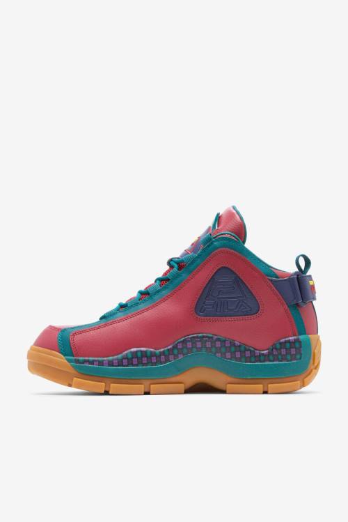 Red / Green Men's Fila Grant Hill 2 Sneakers | Fila510GK