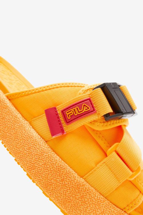 Red Men's Fila Atlas Slides | Fila741TS