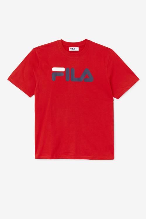 Red Men\'s Fila Eagle Tee T Shirts | Fila213OV