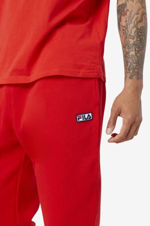 Red Men's Fila Garin Jogger Pants | Fila517WC