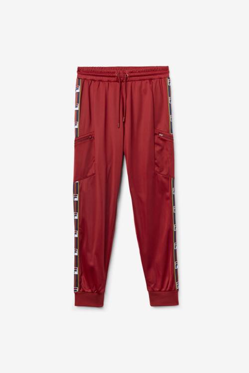 Red Men\'s Fila Jaxson Pants | Fila729LD