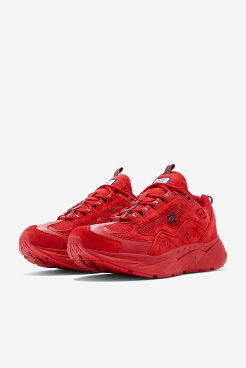 Red Men's Fila Trigate X Brooks Brothers Sneakers | Fila759EZ