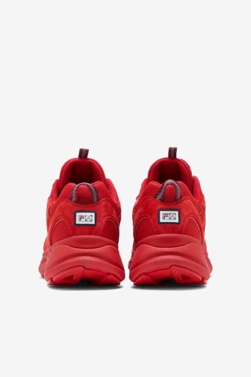 Red Men's Fila Trigate X Brooks Brothers Sneakers | Fila759EZ