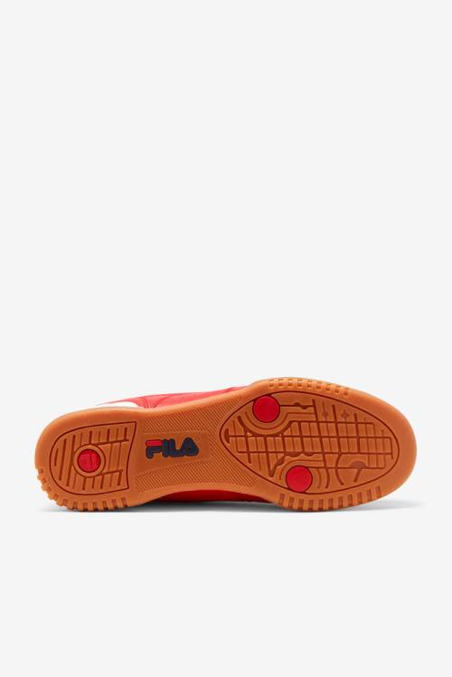 Red / Navy Men's Fila Original Fitness Sneakers | Fila946PE