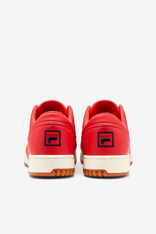 Red / Navy Men's Fila Original Fitness Sneakers | Fila946PE