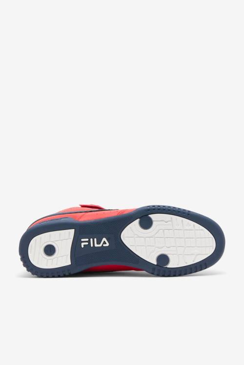 Red / Navy / White Men's Fila F-13 Sneakers | Fila431LZ