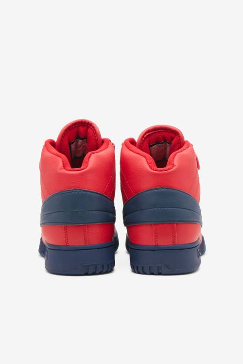 Red / Navy / White Men's Fila F-13 Sneakers | Fila431LZ