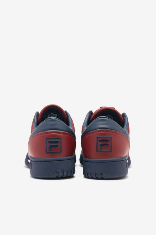 Red / Navy / White Men's Fila Original Fitness Sneakers | Fila421YC