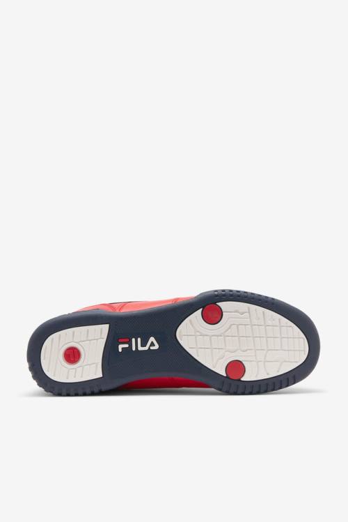 Red / Navy / White Men's Fila Original Fitness Sneakers | Fila638XA