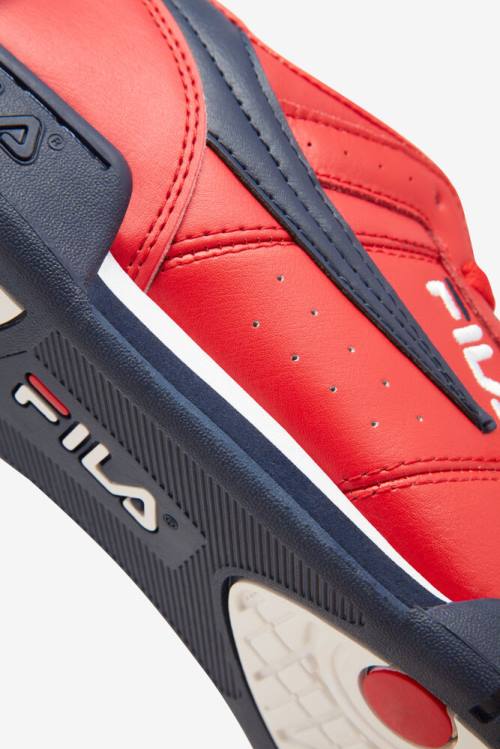 Red / Navy / White Men's Fila Original Fitness Sneakers | Fila638XA