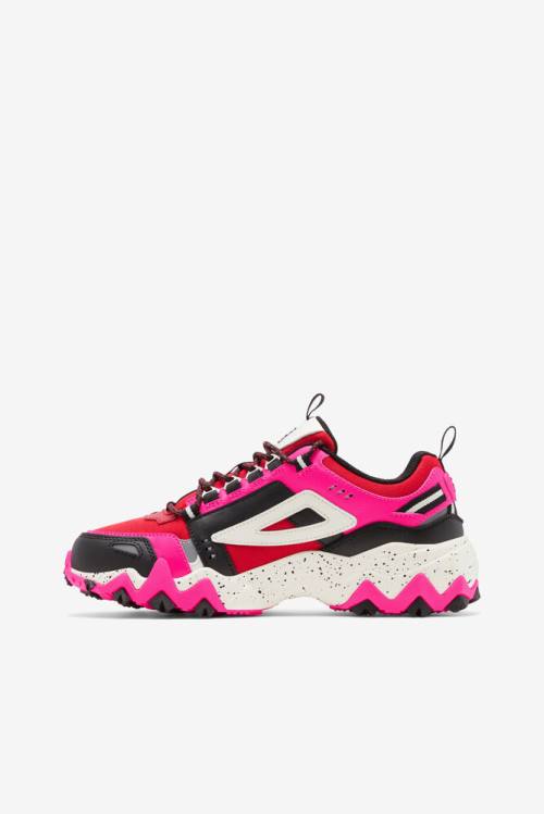 Red / Pink / Black Women's Fila Oakmont TR Sneakers | Fila630OV