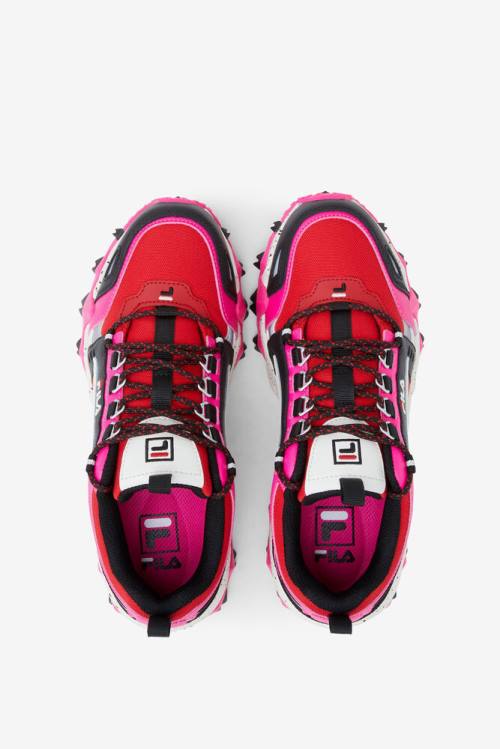 Red / Pink / Black Women's Fila Oakmont TR Sneakers | Fila630OV