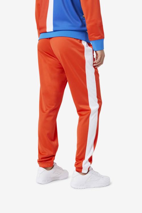 Red / White Men's Fila Dominican Republic Pants | Fila954YF