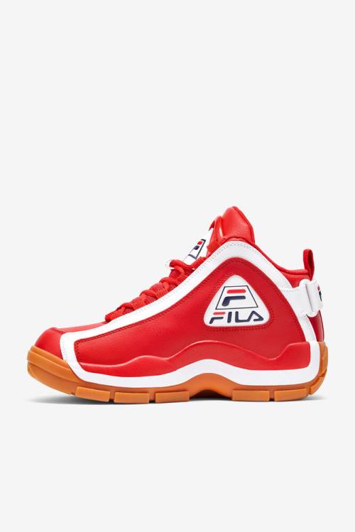 Red / White Men's Fila Grant Hill 2 Sneakers | Fila208NA