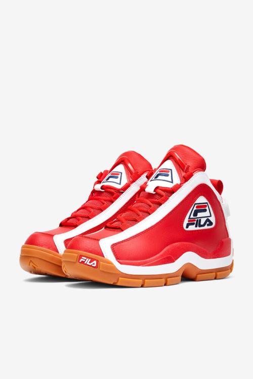 Red / White Men's Fila Grant Hill 2 Sneakers | Fila208NA