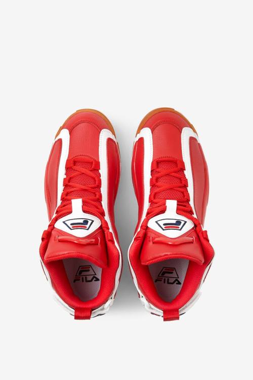 Red / White Men's Fila Grant Hill 2 Sneakers | Fila208NA