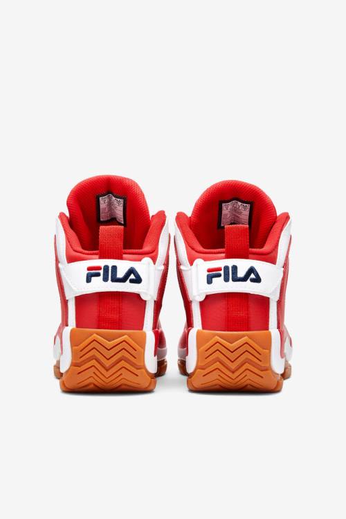 Red / White Men's Fila Grant Hill 2 Sneakers | Fila208NA