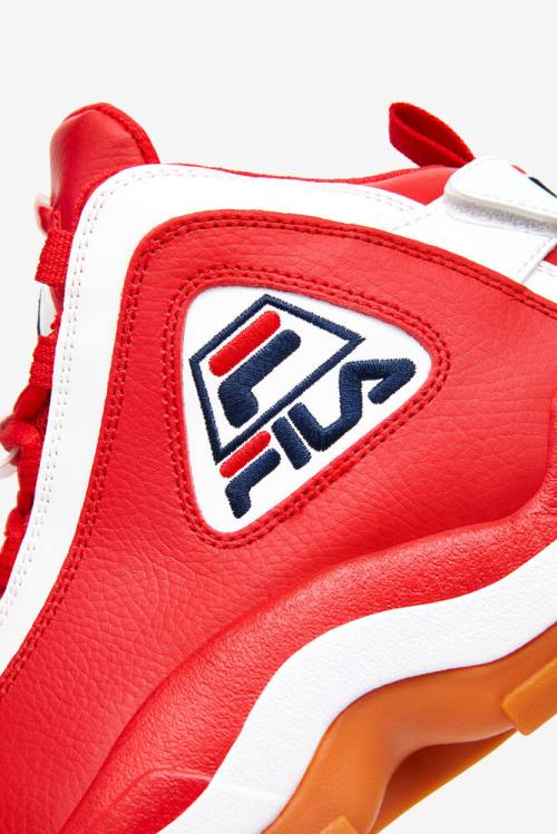 Red / White Men's Fila Grant Hill 2 Sneakers | Fila208NA